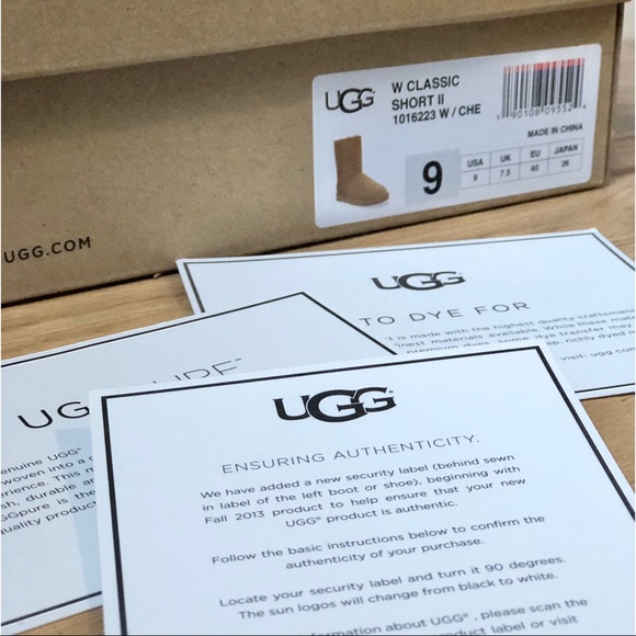 (SOLD) UGG Classic Short II Boot (Chestnut) 9 - Picture 5 of 6